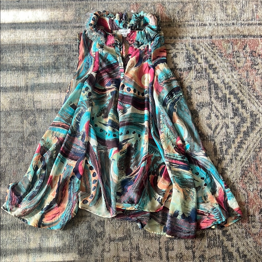 Multicolor Abstract Women's Skirt